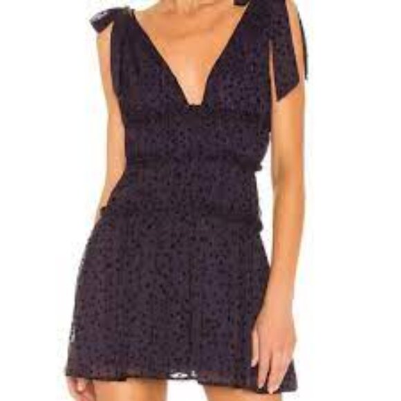 COPY - Majorelle Emmalyn Midnight Purple Stars Mini Dress XXS Revolve. - Picture 3 of 5